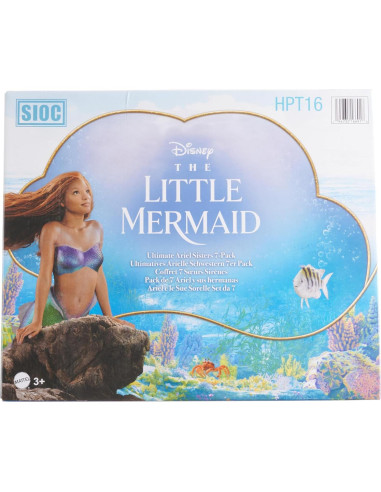 Muñecas Sirena Mattel Disney La Sirenita Set 7 Piezas