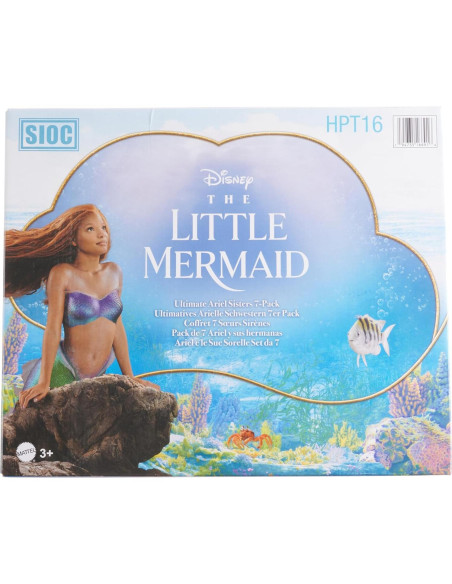 Muñecas Sirena Mattel Disney La Sirenita Set 7 Piezas Muñecas Sirena Mattel Disney La Sirenita Set 7 Piezas