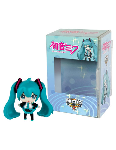 Figura Micro Hatsune Miku 3.18 cm con Base y Estuche
