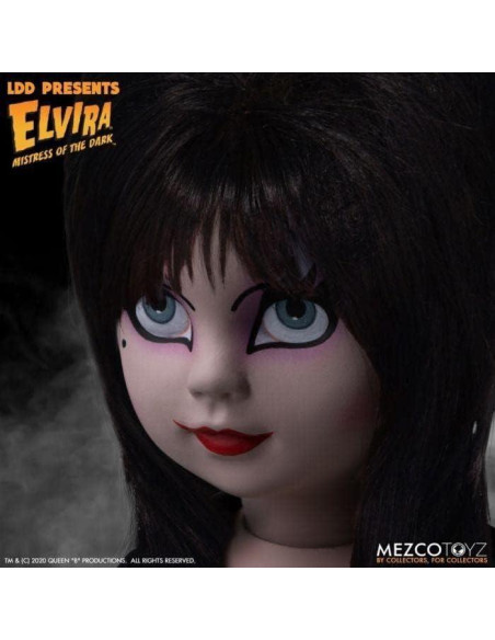 Figura de Colección Elvira Señora de la Oscuridad Mezco 25.4 cm Figura de Colección Elvira Señora de la Oscuridad Mezco 25.4 cm