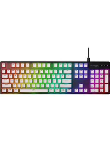 Teclado Mecánico HyperX Pudding - 104 Teclas PBT Blancas