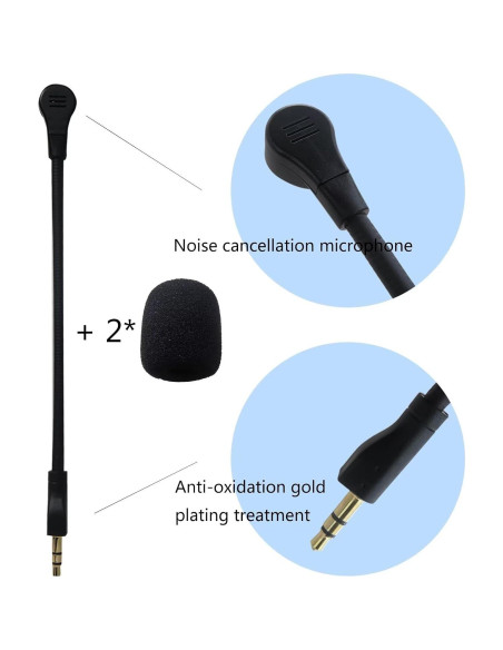 Micrófono de Juego Logitech G PRO X2/X1 3.5mm con Cancelación de Ruido Micrófono de Juego Logitech G PRO X2/X1 3.5mm con Cancelación de Ruido
