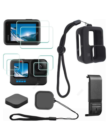 Accesorios ULBTER para GoPro Hero 12/11/10/9 - Protector y Funda Accesorios ULBTER para GoPro Hero 12/11/10/9 - Protector y Funda