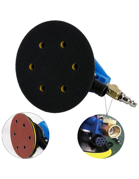 Lijadora orbital de aire BPJOWVIL 6" con vacío 12000 RPM Lijadora orbital de aire BPJOWVIL 6" con vacío 12000 RPM