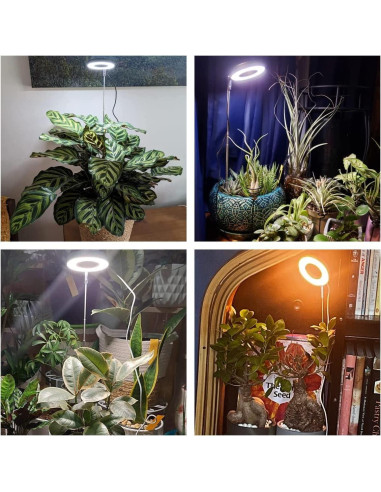 Luz de Crecimiento Aokrean 48 LEDs Espectro Completo 3 Paquete