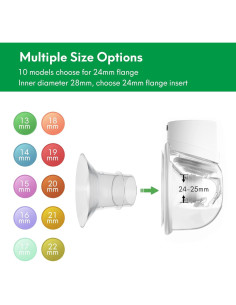 Insertos de Brida Silicona LOZAEVE 13-21mm para Extractores 2