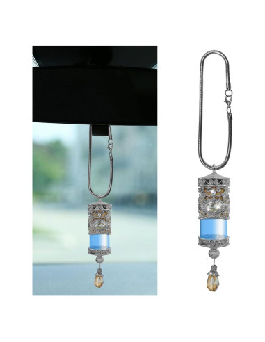 Colgante de Perfume para Auto BDZMC Plata - Difusor Aromaterapia
