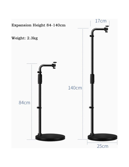 Soporte de Proyector Telescópico MIQXUAN 84-140cm 5kg Soporte de Proyector Telescópico MIQXUAN 84-140cm 5kg