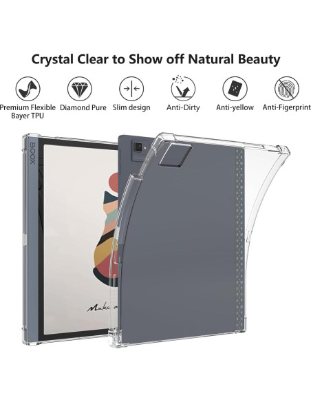 Funda Transparente Aircawin para Onyx Boox 10.3" - TPU a Prueba de Golpes Funda Transparente Aircawin para Onyx Boox 10.3" - TPU a Prueba de Golpes