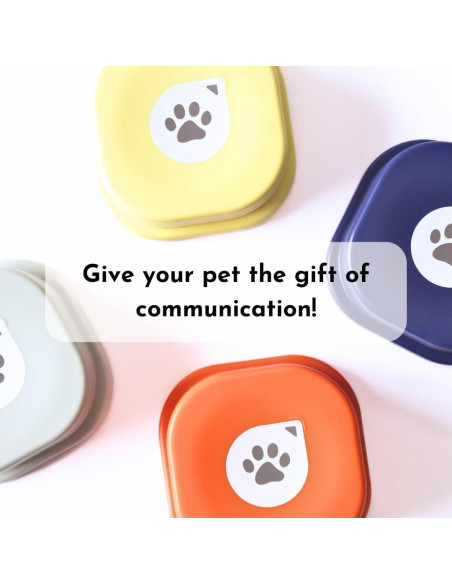 Botones de Comunicación para Perros Wiz Basics - Paquete de 4 Botones de Comunicación para Perros Wiz Basics - Paquete de 4