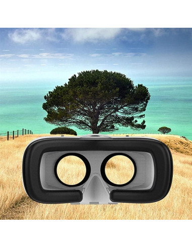 Gafas VR KouRy 3D para iPhone y Android - Color Blanco