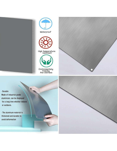 Señal de Aluminio Resbaladizo Mojado 30x20 cm - MDRHCSW