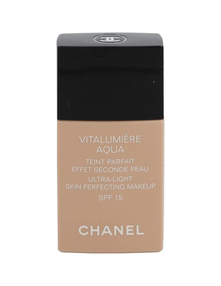 Maquillaje Chanel Vitalumiere Aqua SPF 15 30ml Beige Rosa Maquillaje Chanel Vitalumiere Aqua SPF 15 30ml Beige Rosa