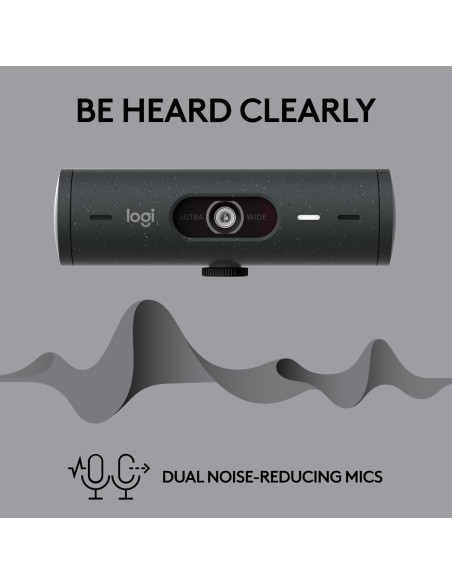 Webcam Logitech Brio 505 Full HD con micrófonos y obturador Webcam Logitech Brio 505 Full HD con micrófonos y obturador