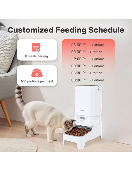 Comedero Automático MUBBI F11 para Gatos y Perros 7L Comedero Automático MUBBI F11 para Gatos y Perros 7L