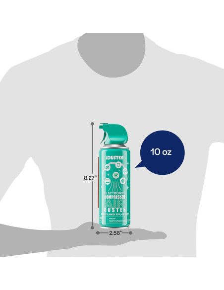 Lata de Aire Comprimido iDuster 283.5g Limpiador Electrónica Lata de Aire Comprimido iDuster 283.5g Limpiador Electrónica