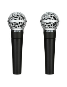 Micrófono Vocal Dinámico Shure SM58 - Pack de 2 Unidades