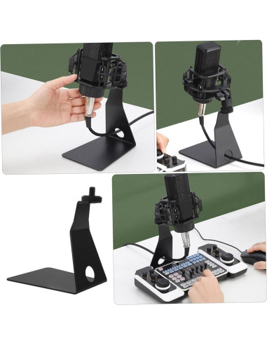 Soporte de Micrófono de Metal BESPORTBLE para Escritorio