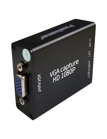 Tarjeta de Captura de Video Pomiacam VGA a USB2.0 1080P Tarjeta de Captura de Video Pomiacam VGA a USB2.0 1080P