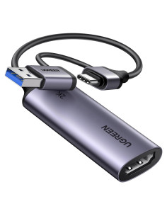 Tarjeta de Captura de Video UGREEN 2K 30FPS HDMI a USB 3.0