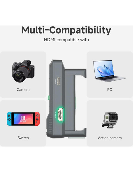 Accsoon SeeMo 4K Transmisor HDMI para Android 8 o Posterior Accsoon SeeMo 4K Transmisor HDMI para Android 8 o Posterior