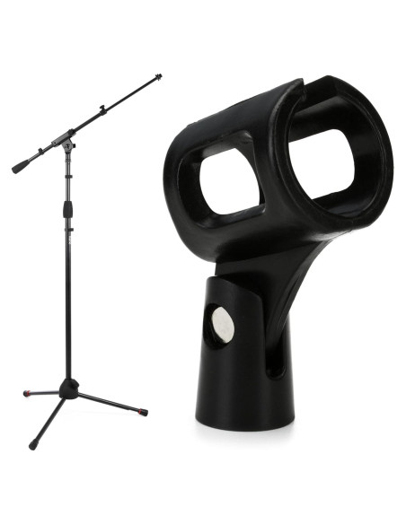 Soporte de micrófono trípode Gator Frameworks GFW-MIC-2020 + Clip inalámbrico GFW-MIC-CLIPW Soporte de micrófono trípode Gator Frameworks GFW-MIC-2020 + Clip inalámbrico GFW-MIC-CLIPW