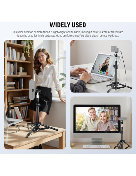 Soporte de Webcam NEEWER ST45B Tripode Ajustable 29-45cm Soporte de Webcam NEEWER ST45B Tripode Ajustable 29-45cm