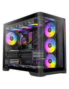 Caja PC Antec C5 Curve ARGB, Vidrio Templado, 4 Ventiladores 120mm