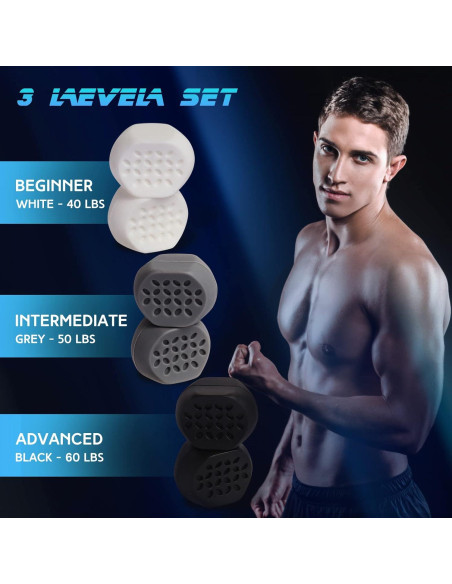 Ejercitador de Mandíbula Bonsture BS-JE01 - 3 Niveles Resistencia Ejercitador de Mandíbula Bonsture BS-JE01 - 3 Niveles Resistencia