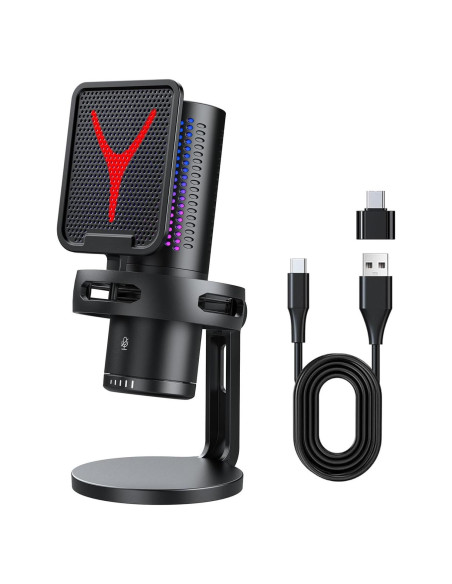 Micrófono USB de Condensador VBESTLIFE con RGB y Filtro Antipop Micrófono USB de Condensador VBESTLIFE con RGB y Filtro Antipop