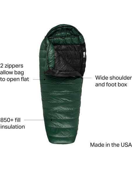 Saco de dormir Western Mountaineering Bristlecone MF -10C Saco de dormir Western Mountaineering Bristlecone MF -10C