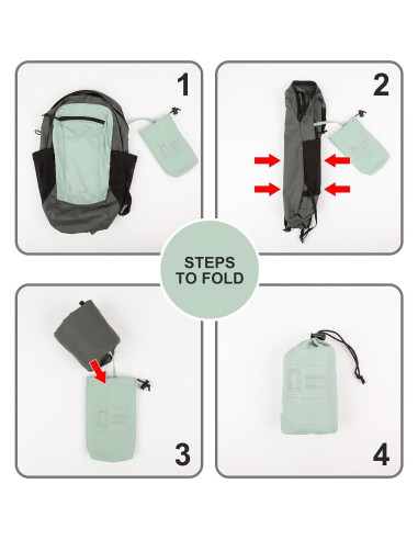 Mochila Plegable 20L Gox Jade para Viajes y Camping