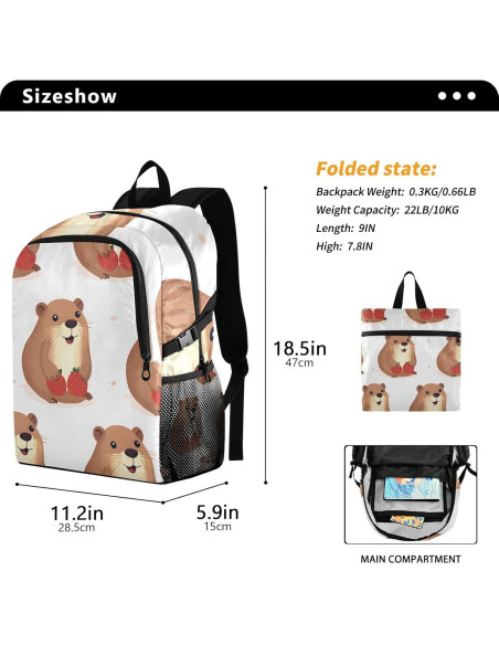 Mochila de Viaje Plegable OREZI 21L Impermeable Unisex Mochila de Viaje Plegable OREZI 21L Impermeable Unisex
