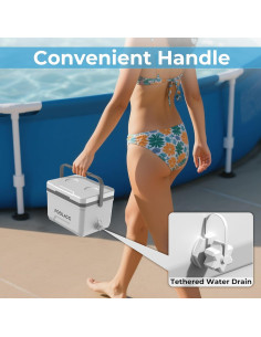 Enfriador Personal Portátil POOLACC 6.34qt para Piscina 2