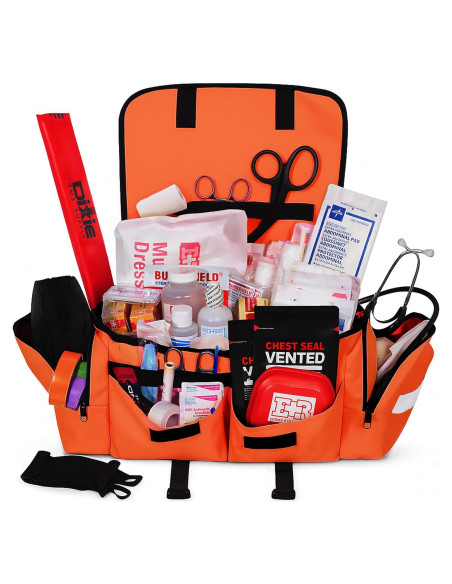 Kit Médico Táctico de Trauma EMT Ever Ready - 174 Suministros Kit Médico Táctico de Trauma EMT Ever Ready - 174 Suministros