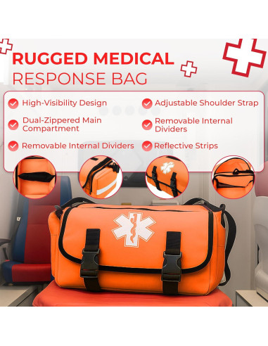 Kit Médico Táctico de Trauma EMT Ever Ready - 174 Suministros