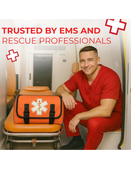 Kit Médico Táctico de Trauma EMT Ever Ready - 174 Suministros Kit Médico Táctico de Trauma EMT Ever Ready - 174 Suministros