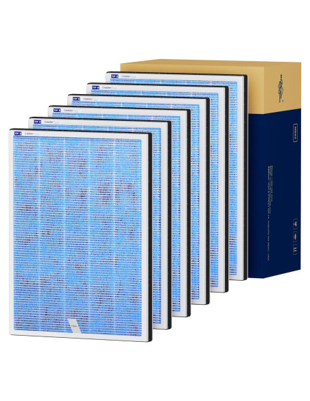 Filtro HEPA H13 Original Membrane Solutions MSA3/MSA3S 6 Paquete Filtro HEPA H13 Original Membrane Solutions MSA3/MSA3S 6 Paquete