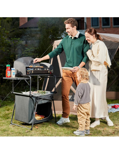 Mesa de Camping Plegable Ever Advanced 106.4x54cm con Bolsa