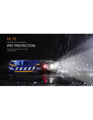 Linterna Frontal EdisonBright HL15 200 Lúmenes LED Ligera