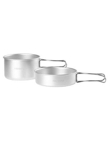 Juego de Utensilios de Cocina Fire-Maple Frost MINI - Olla y Sartén Ultraligeras 500ml