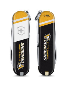 Cuchillo Suizo Victorinox Classic SD 7 Funciones NHL Pittsburgh 2