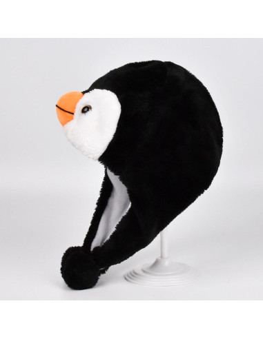 Sombrero de Peluche Pingüino Unisex para Adultos y Niños