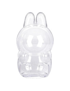 Funda Protectora Acrílica YEYOKE para Muñeca LABUBU - 16 cm