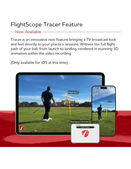 Monitor de Lanzamiento FlightScope Mevo+ con GPS y Simulador Monitor de Lanzamiento FlightScope Mevo+ con GPS y Simulador