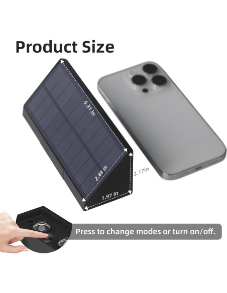 Luces de Pared Solares XmnSoly 2 Paquete LED Impermeables Luces de Pared Solares XmnSoly 2 Paquete LED Impermeables