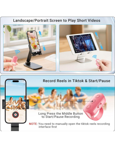 Anillo Desplazador Inalámbrico Locthal para iPhone y Android