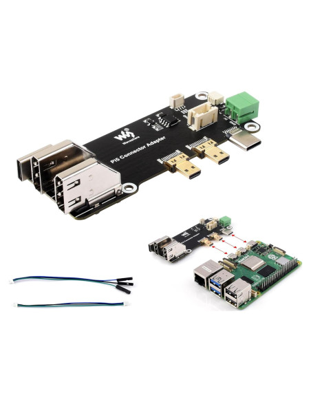 Adaptador Micro HDMI a HDMI Wonrabai 4K para Raspberry Pi 5/4B Adaptador Micro HDMI a HDMI Wonrabai 4K para Raspberry Pi 5/4B