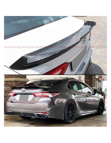 Alerón Trasero Duckbill Cuztom Tuning Negro Brillante para Toyota Camry 2018-2024