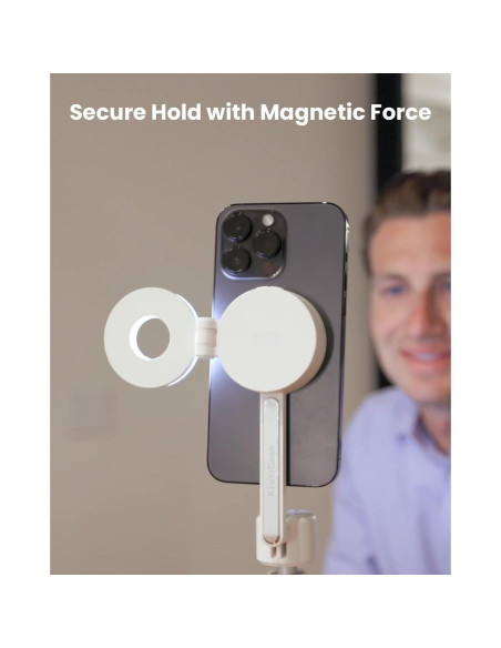Luz de Selfie Magnética KraftGeek para iPhone MagSafe Blanca Luz de Selfie Magnética KraftGeek para iPhone MagSafe Blanca